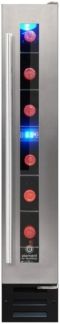 7 Bottle Touchscreen Wine Cooler, Stainless Steel