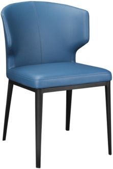 Delaney Side Chair Steel Blue-Set Of Two