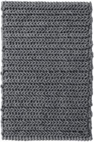 Lasso 20" x 30" Pieced Dyed Cotton Chenille Chain Stitch Rug Bedding