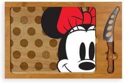 Toscana by Picnic Time Disney's Minnie Mouse Icon Glass Top Cutting Board & Knife Set