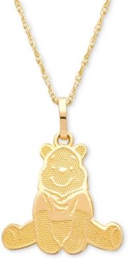 Children's Winnie the Pooh 15" Pendant Necklace in 14k Gold