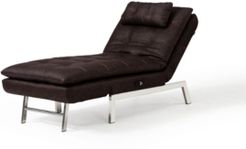 Aria Convertible Chaise, Faux Leather, 2-usb and Power Connection