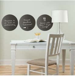 Charcoal Dry Erase Dot Decals