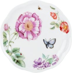 Set of 4 Assorted Butterfly Meadow Bloom Dessert Plates