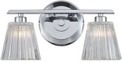 Calais 2-Light Vanity in Polished Chrome