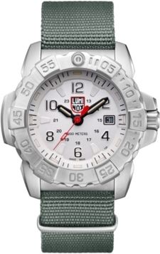 3257 Navy Seal Stainless Green Nylon Strap Watch