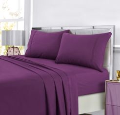 Super Soft Solid Dp Easy-Care Extra Deep Pocket Cal King Sheet Set Bedding