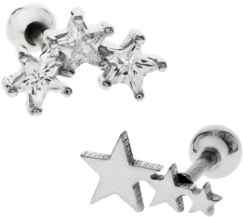 Bodifine Stainless Steel Set of 2 Star Tragus