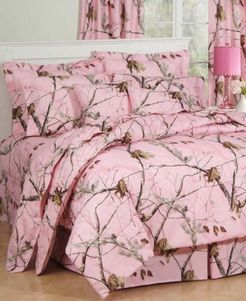 Realtree Apc Pink Full Comforter Set Bedding