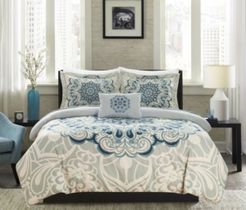 Mindy 4 Piece King Duvet Cover Set Bedding