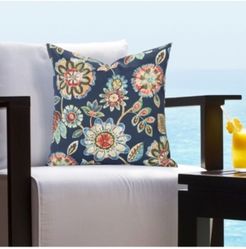 Indoor-Outdoor Magnolia Floral 16" Designer Throw Pillow