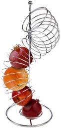 Stainless Steel Spiral Fruit Basket Holder
