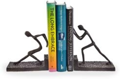 Danya B. Men Pushing Metal Bookend Set