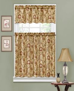 Navarra 26" x 36" Tier and 52" x 14" Valance Set