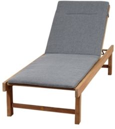 Patio Chaise Lounger With Cushion