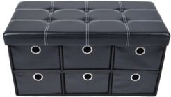 Collapsible 6 Drawer Storage Ottoman