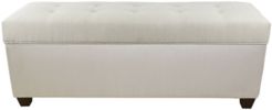 Sole Secret Button Tufted Small Shoe Storage Bench