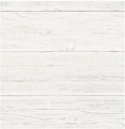 White Washed Boards Wallpaper - 396" x 20.5" x 0.025"