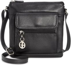 Pebble Leather Crossbody, Created for Macy's