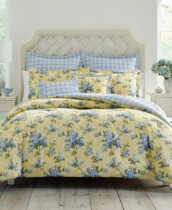 Cassidy Pastel Yellow Comforter Set, King Bedding