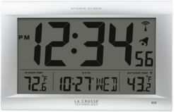 Large Digital Wwvb clock with Outdoor Temperature