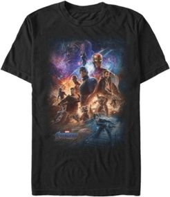 Avengers Endgame Galaxy Group Shot Poster Short Sleeve T-Shirt