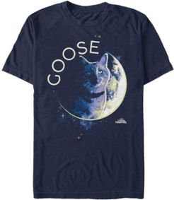 Captain Marvel Goose The Cat Moon Short Sleeve T-Shirt
