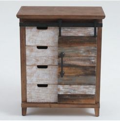 Rustic Chic Sliding Door Wood Cabinet