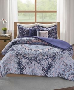 Odette Full/Queen 5-Pc. Boho Duvet Cover Set Bedding