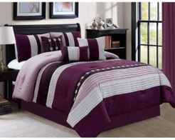 Broadwell 7 Piece Comforter Set, Cal King Bedding