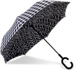 UnbelievaBrella Reversible Dual-Print Umbrella