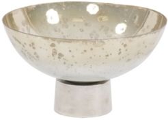 Round Grotto Glass Footed Bowl