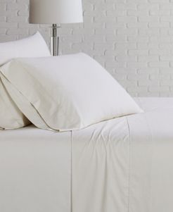 Solid Cotton Percale King Sheet Set Bedding