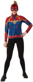 Captain Marvel Hero Suit Adult Costume Top