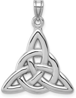 Trinity Pendant in 14k White Gold