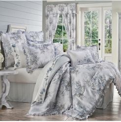 Estelle Blue King 4pc. Comforter Set Bedding