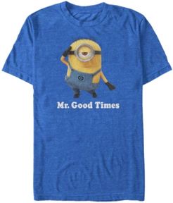 Illumination Men's Despicable Me Mr. Good Times Short Sleeve T-Shirt