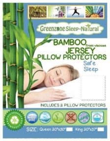 Bamboo Jersey Pillow Protector- 2 Piece Bedding