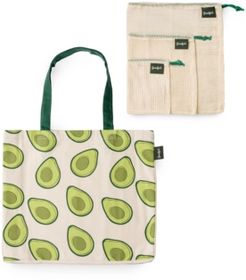 Farmer's Market Reusable Bags, Set of 4