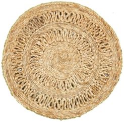 Natural Natural Jute Rotary Placemats - Set of Two