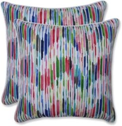 Drizzle 18" x 18" Outdoor Decorative Pillow 2-Pack
