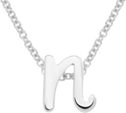 Lower Case Initial Pendant in Sterling Silver