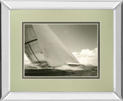 Sea Spray I by Michael Kahn Mirror Framed Print Wall Art - 34" x 40"