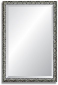 Reveal Ancestral Pewter Beveled Wall Mirror