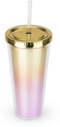 Metallic Ombre Tumbler Bougainvillea