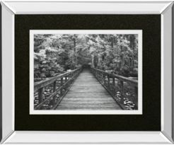 A Walk Into Tranquility by Mike Jone Mirror Framed Print Wall Art, 34" x 40"