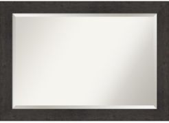 Rustic Plank Framed Bathroom Vanity Wall Mirror, 41.38" x 29.38"