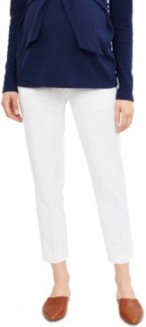 Motherhood Maternity The Curie Secret Fit Belly Twill Slim Ankle Pant