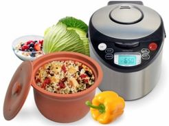 Smart Organic Digital Express - A Rice Slow Cooker, A Digital Steamer and A Yogurt Maker, 4.2 Qt