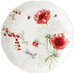 Butterfly Meadow Red Dragonfly Dinner Plate, Created for Macy's